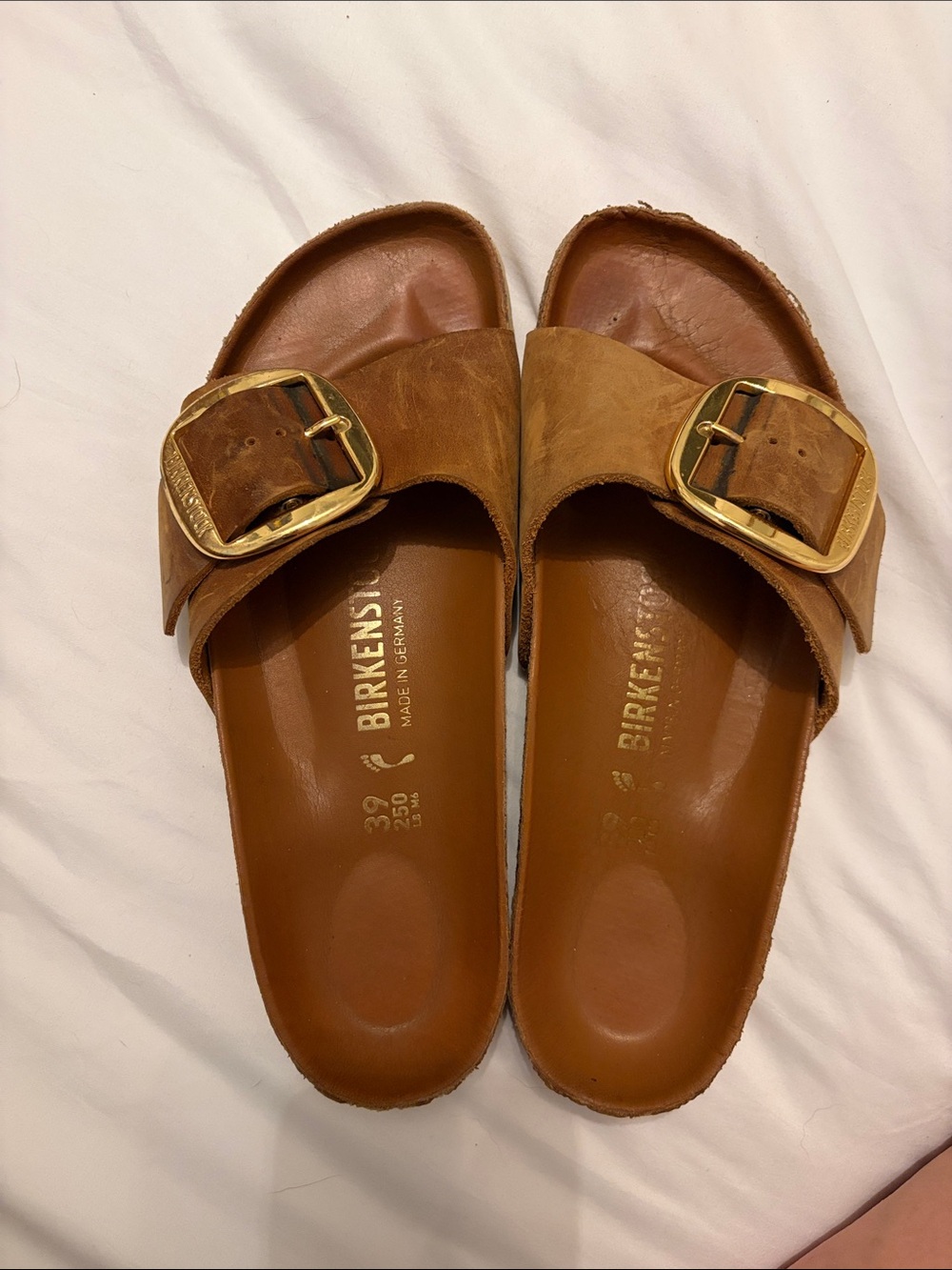 Birkenstock Madrid Oiled Leather- Big Buckle